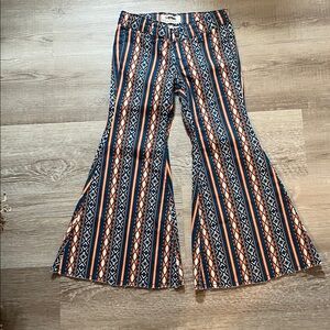Rock ‘n’ roll bell bottom western pants